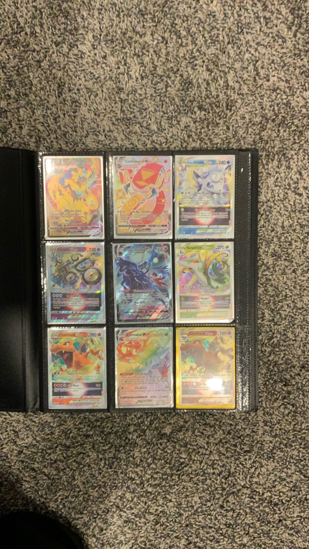 50 Card Pokémon Binder