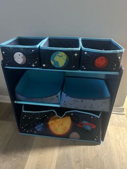 Spaceship toy chest