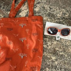 University Of Texas Glasses And Bag 