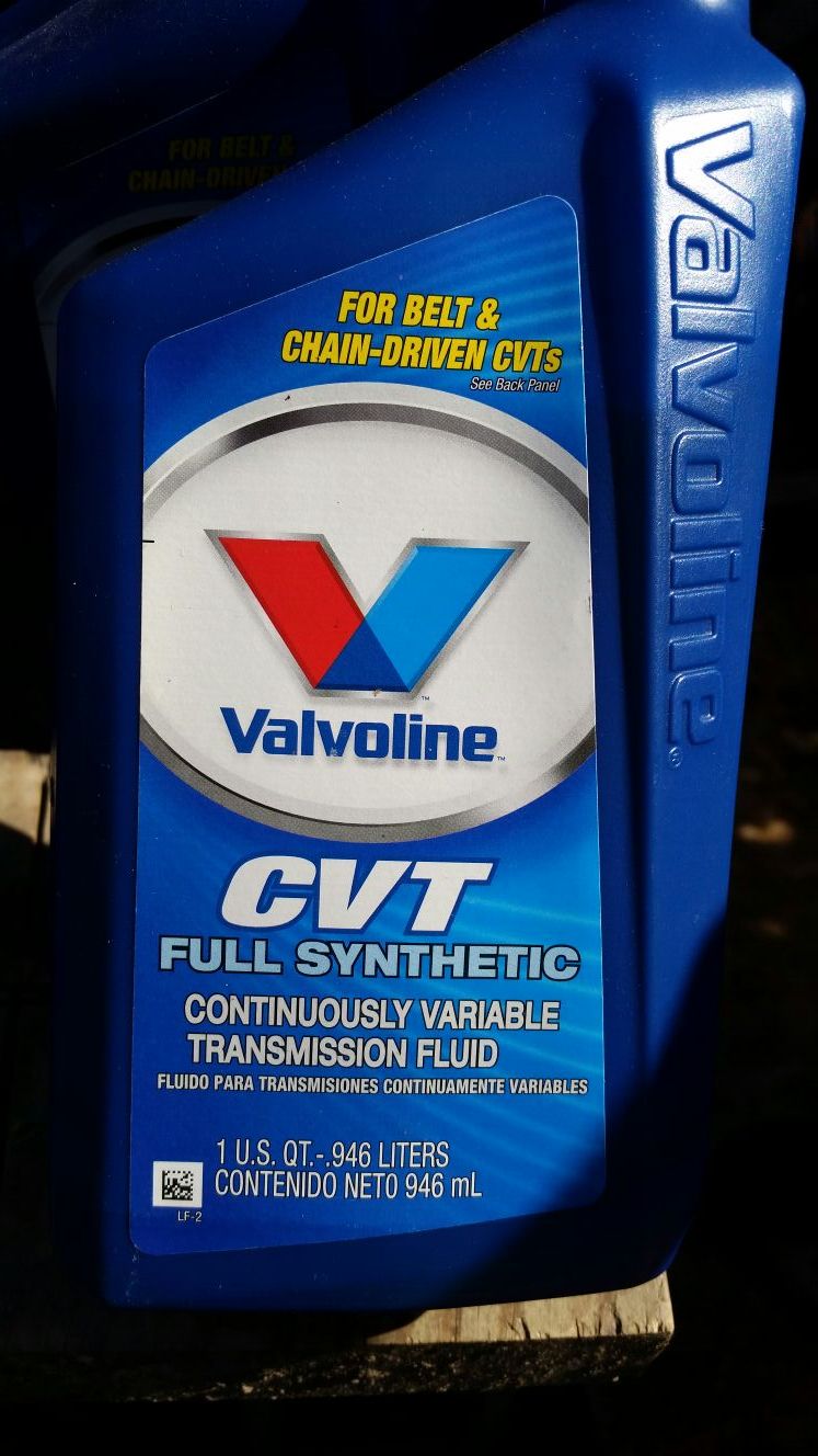 Full synthetic cvt transmission fluid. 7 quarts