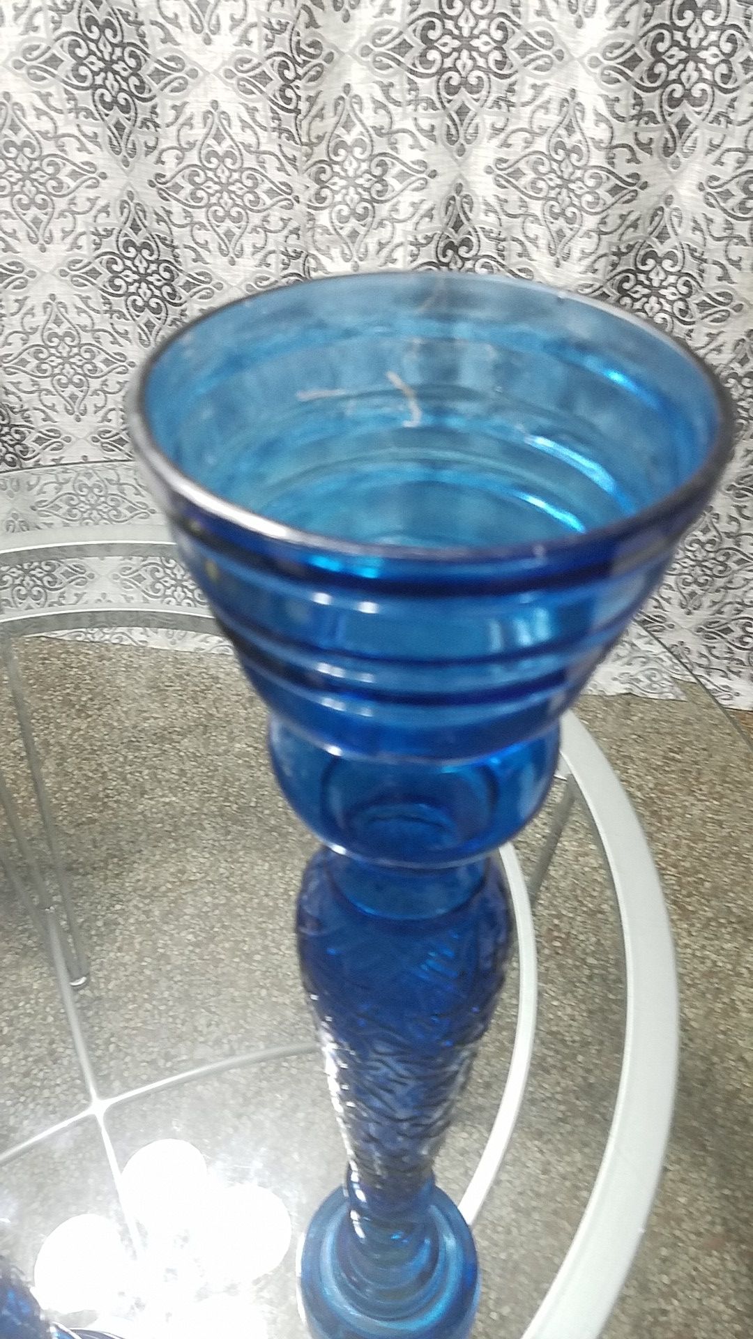 Glass Candle/Plant Holders