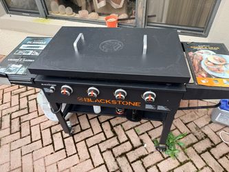 36" Blackstone 4-Burner Omnivore Griddle w/ Hard Cover & Weather Cover
