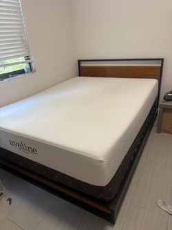 Bed and memory Foam Mattress