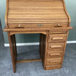 Antique Roll Top Desk