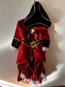 Girls Pirate Princess Halloween Costume with Hat
