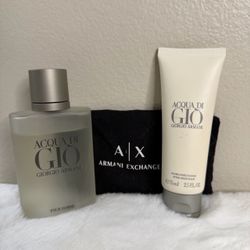 Acqua Di Giorgio Armani set for men 2 piece