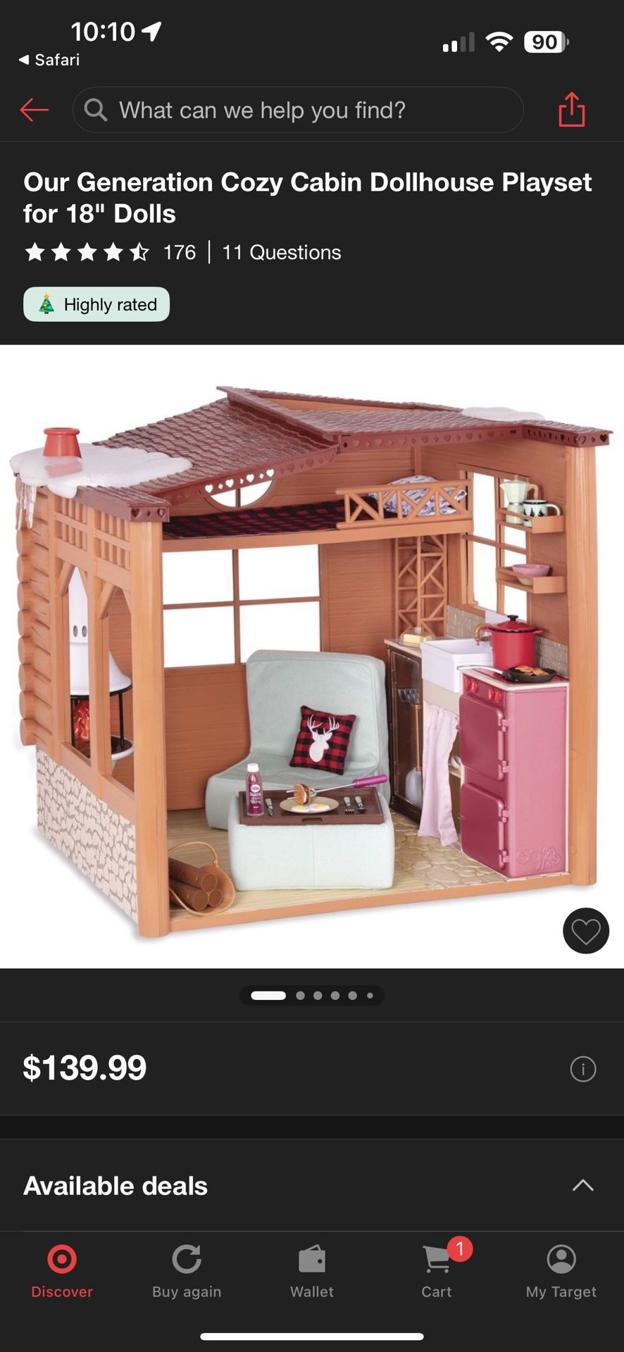 Our Generation Cozy Cabin