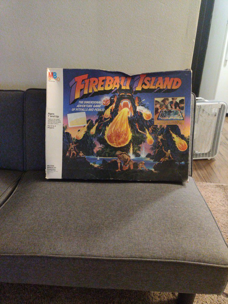 Fireball Island Board Game Complete In Box.