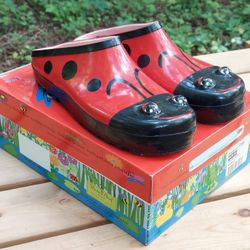 Kids Ladybug Clogs Shoes Western Chief 