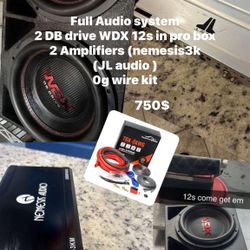 Amplifier An Speakers 