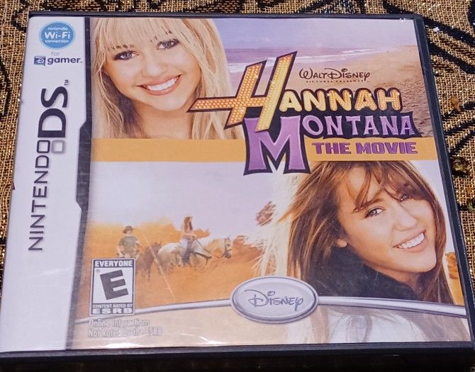 Hannah Montana Nintendo DS Music Cartridge Manual Case Fun