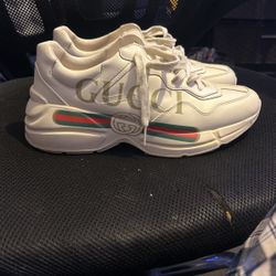 Gucci Shoes Rhythm , Use Twice, No Box, Little Bit Of Yellow Because How Old They Are