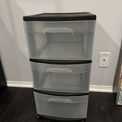 3  Drawer Rolling Storage