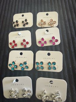 Flower earrings