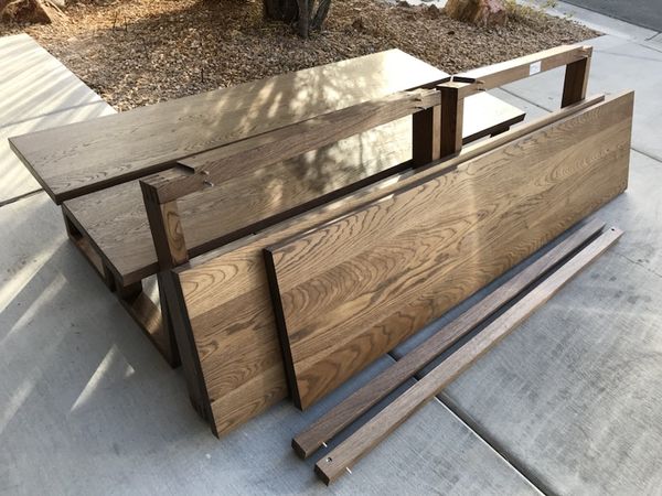 Offerup Las Vegas >> IKEA MÖRBYLÅNGA Table, oak veneer brown stained with 2 ... Offerup Las Vegas >> IKEA MÖRBYLÅNGA Table, oak veneer brown stained with 2 ...