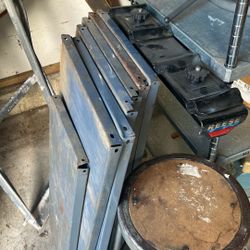 Shelving -Adjustable Steel With Wooden Frame-FREE