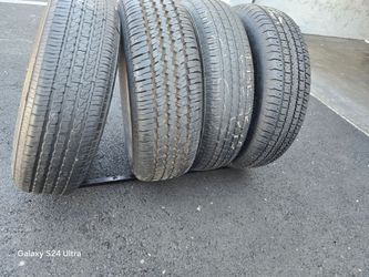 4 Used Mixed Brand Trailer Tires ST225 75r15 Diferent brands but all very good $150.00FIRM PRICE, FIRM PRICE 
PLEASE DON'T ASK FOR DICOUNT
POR FAVOR N