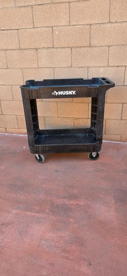 Husky push utility cart