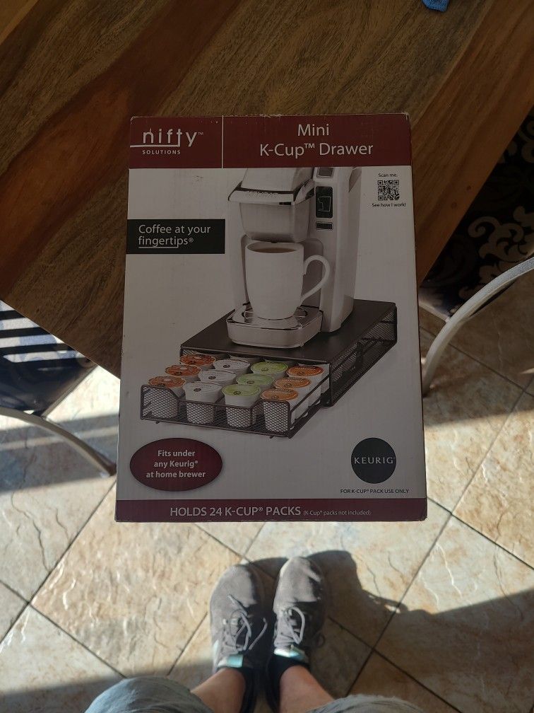 Mini K cup drawer.