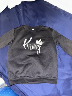 Black & Gold King Sweater