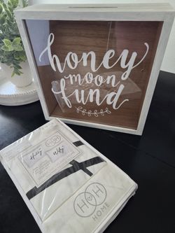Wedding Day Honey Moon Card Box With Pillow Cases