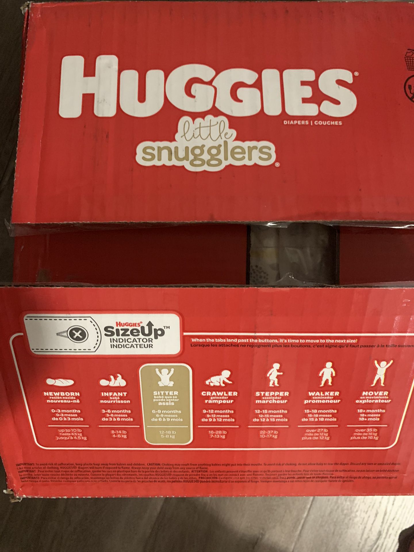 Huggies size 2 diapers (125 pieces)