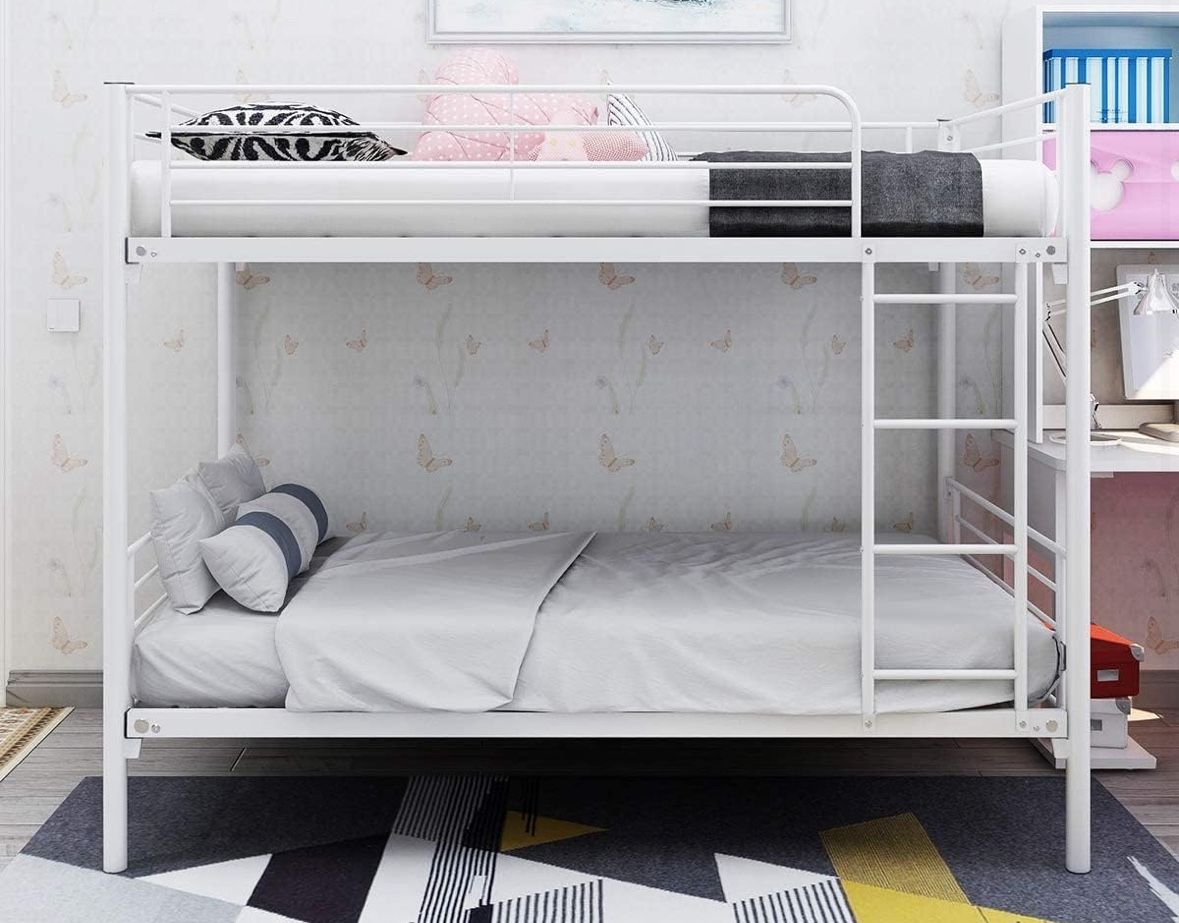 Twin Over Twin Metal Bunk Bed