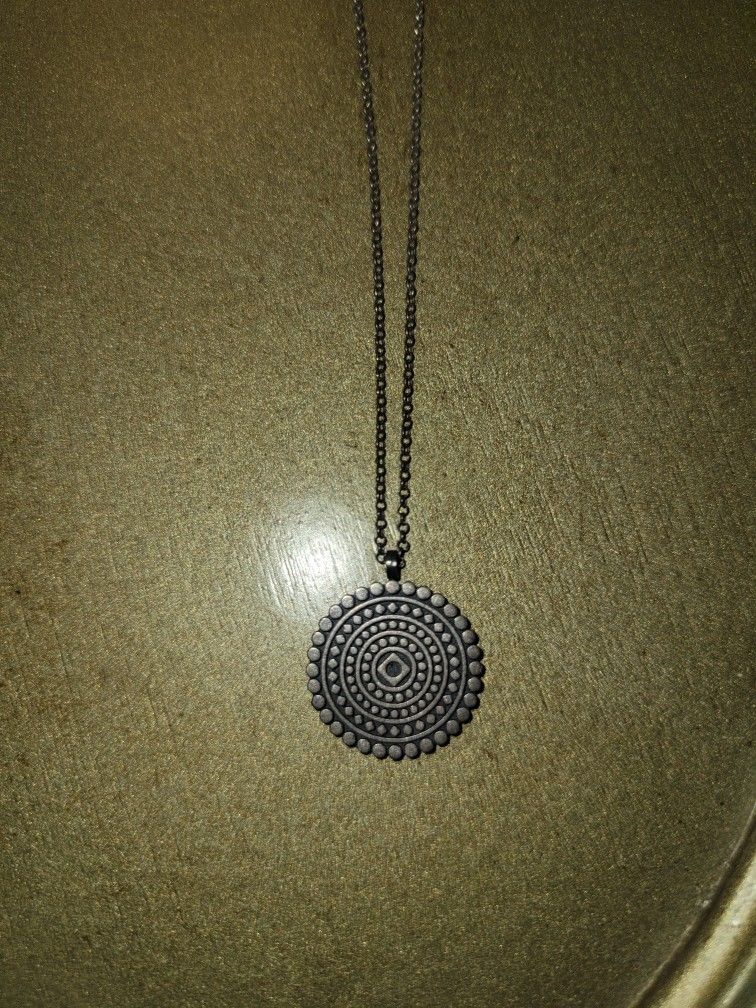 Sterling Silver Charm and Necklace