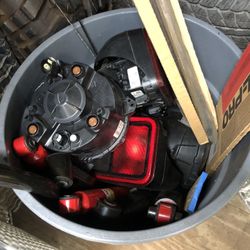 New Bronco/ Jeep/ Chev  Parts. Lights. Shocks. Springs Ring Gears  2 50 Gal Barrels Full. Thousands Worth All New. $300 All. 