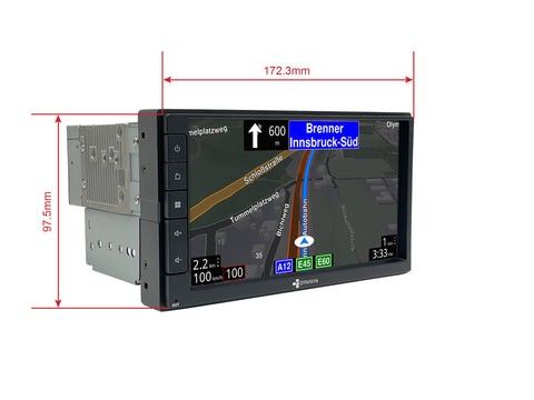 Android 11 OS with 4GB RAM and 64GB or 192GB storage capacity
Supports AHD backup cameras
Supports Dynavin 9 Heads-up Display (sold separately)
Output