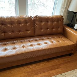 Used Like New Leather Sofa