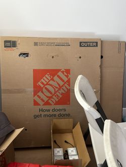 Large Tv Home Depot Box