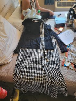 Skirt and matching shirt