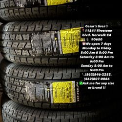 ST225/75R15 PATHRAIDER A SET OF FOUR NEW TIRES, INCLUDES MOUNTING AND BALANCING WITH WARRANTY, ASK  ME FOR ANY SIZE OR BRAND, WE HAVE THE BEST PRICES!