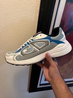 Light blue muti color dior b30 size 12