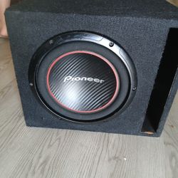 Pioneer 10 Inch Subwoofer In Ported Box
