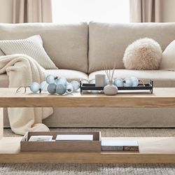 Construction Grade Folsom Rectangular Coffee Table (58")