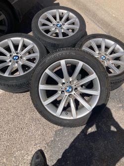 BMW 18 inch rims with tires