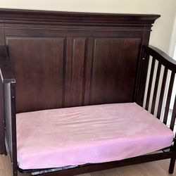 Solid Wood Baby Crib