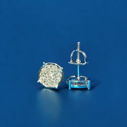 925 Silver Moissanite Earrings 