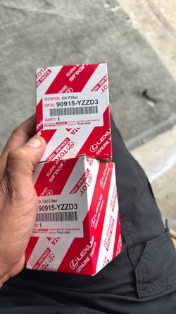 Genuine Toyota oil filter