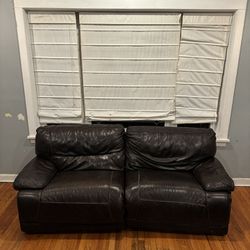 Leather Powered Reclining Couches 