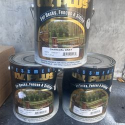 3gal Messmers Oil Base Wood Stain  “Charcoal Gray”