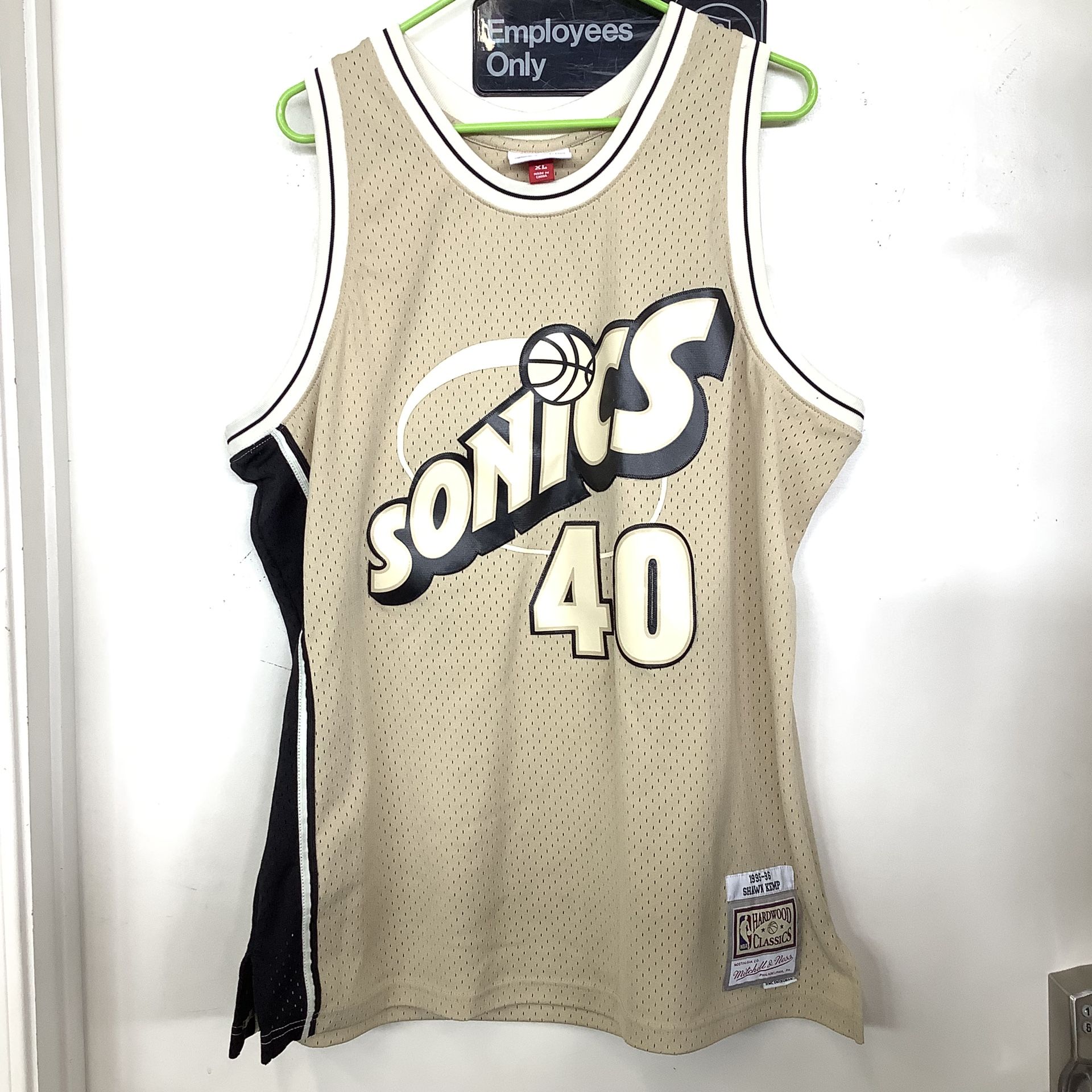 Sonics Jersey Shawn Kemp #40 Size XL
