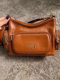 Coach New York Leather Shoulder Bag
