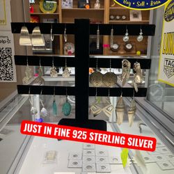 925 Fine Sterling Silver earrings