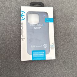 Speck Presidio2 Grip Case for Apple iPhone 13 Pro Polycarbonate, Shock-Absorbent, Blue