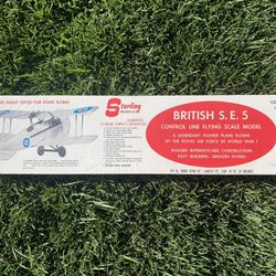  British S.E.5 Control Line Flying Scale Model for Sale 