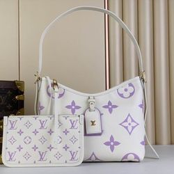 Louis Vuitton Bag And Wallet Purple
