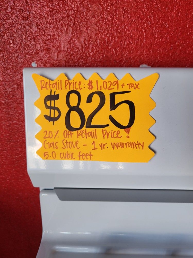 New Frigidaire 4 Burner Gas Stove 30\